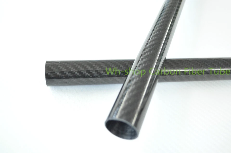 3K Carbon Fiber Tube OD12mm x ID8mm 10mm x 500mm Roll Wrapped Pipe/Pole - Image 2 of 4