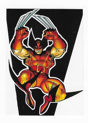 1992 Wolverine from then till now Series 2 Marvel Card #50 Grey Hulk