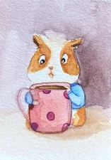 ACEO Original Mixed Media Painting Art