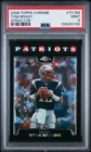 TOM BRADY 2008 Topps Chrome Football #TC163 Patriots NFL MVP XFRACTOR PSA 9