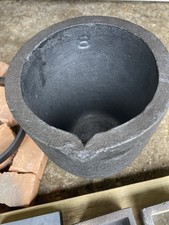 8 10kg Clay Graphite Crucible Cup For Furnace -Torch Melting New