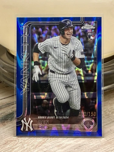 Ben Rice 2025 Topps Chrome Ben Rice #USC138 Blue