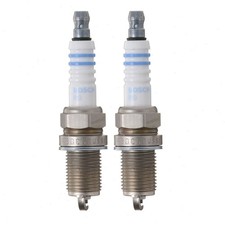 2 pc Bosch F8DC4 Nickel Copper Spark Plugs for 7496 Ignition Wire Secondary gk