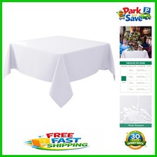 Elegant 54x54 Water-Resistant Tablecloth - Perfect for Dining  Events