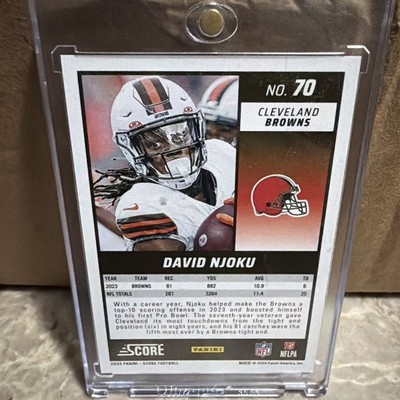 2024 Score - David Njoku #70 Lava /630 for sale online | eBay