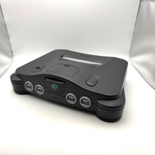 NINTENDO 64 N64 CONSOLE BLACK PAL SYSTEM ONLY - FULLY TESTED!
