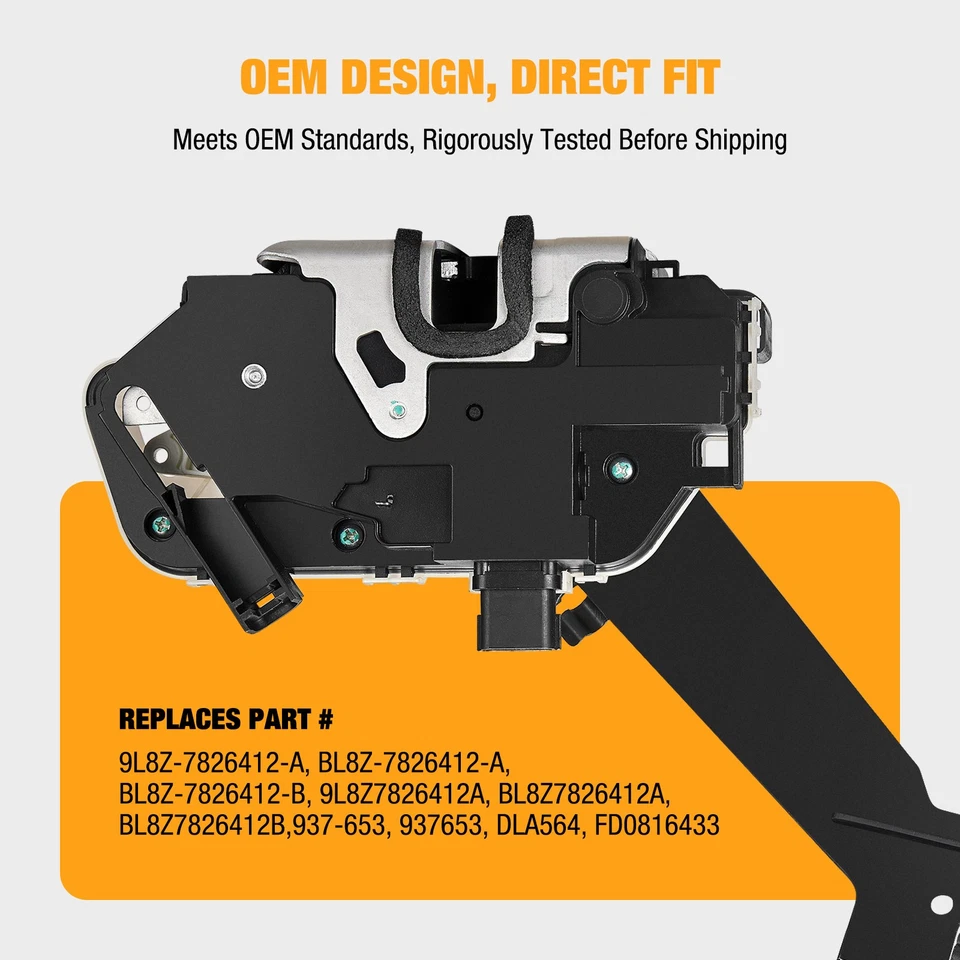 2 привода дверного замка для передних сторон внедорожника Ford Escape Mercury Mariner 2008-2011 - Изображение 4 из 4