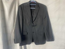 EUC Alfani Men's Classic Fit Gray Wool Sport Coat Blazer size 42R