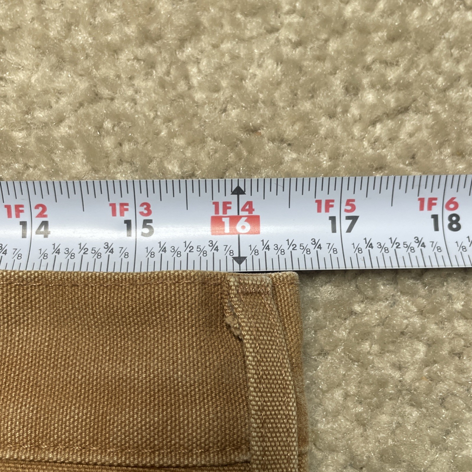 Carhartt B157 Pants Mens 32x30 Double Knee Brown Insulated Sherpa Work thumbnail 6