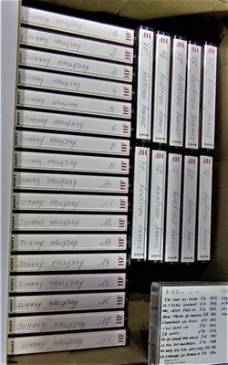 JOHNNY HALLYDAY Die komplette Gitarre 1993 in 29 neuen Audiokassetten SONY HF