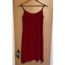 Vintage 90s Y2K Express Red Mini Dress Christmas New Years Holiday