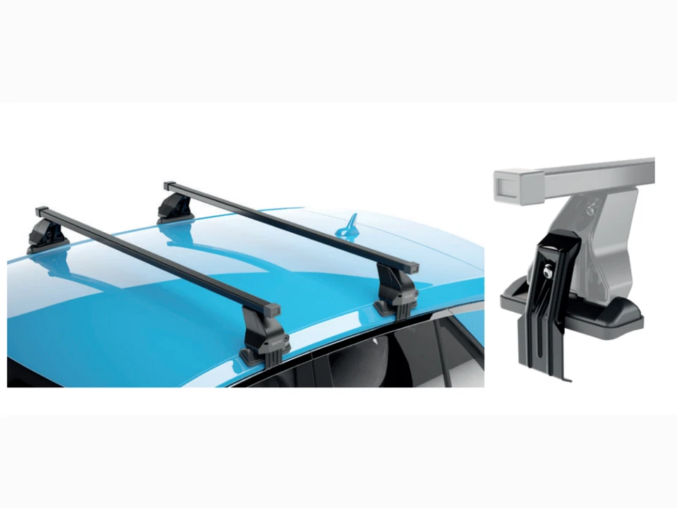 BARRE PORTATUTTO PER LAND ROVER EVOQUE (L538) 5 PORTE 2011-2018 MENABO NERE - Immagine 2 di 4