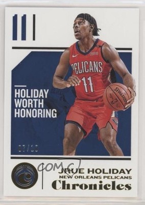 2018-19 Panini Chronicles Gold 7/10 Jrue Holiday #52 s3g