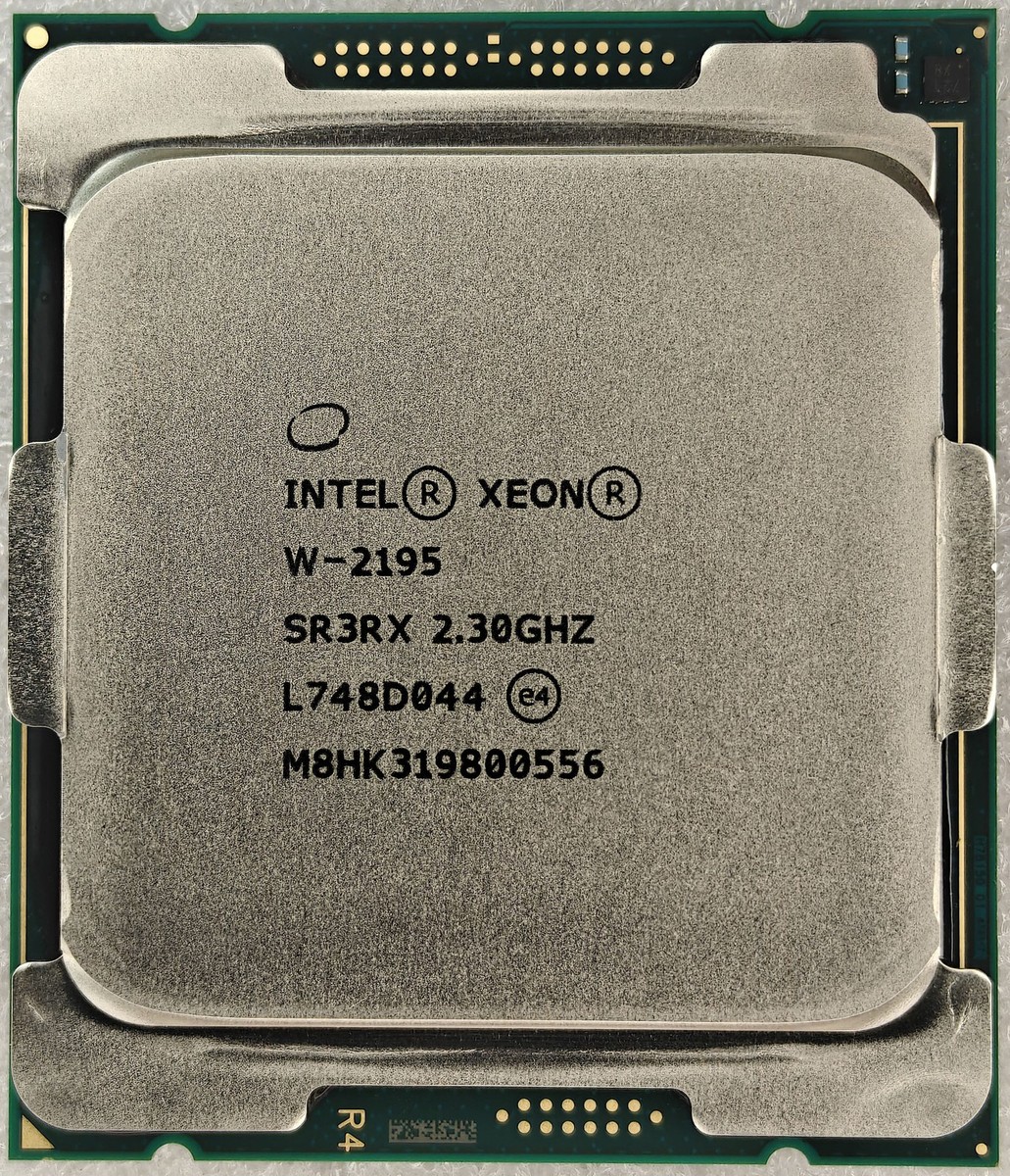 Intel Xeon W-2195 CPU 18-C 36-T SR3RX 2.3GHz 24.75MB LGA-2066