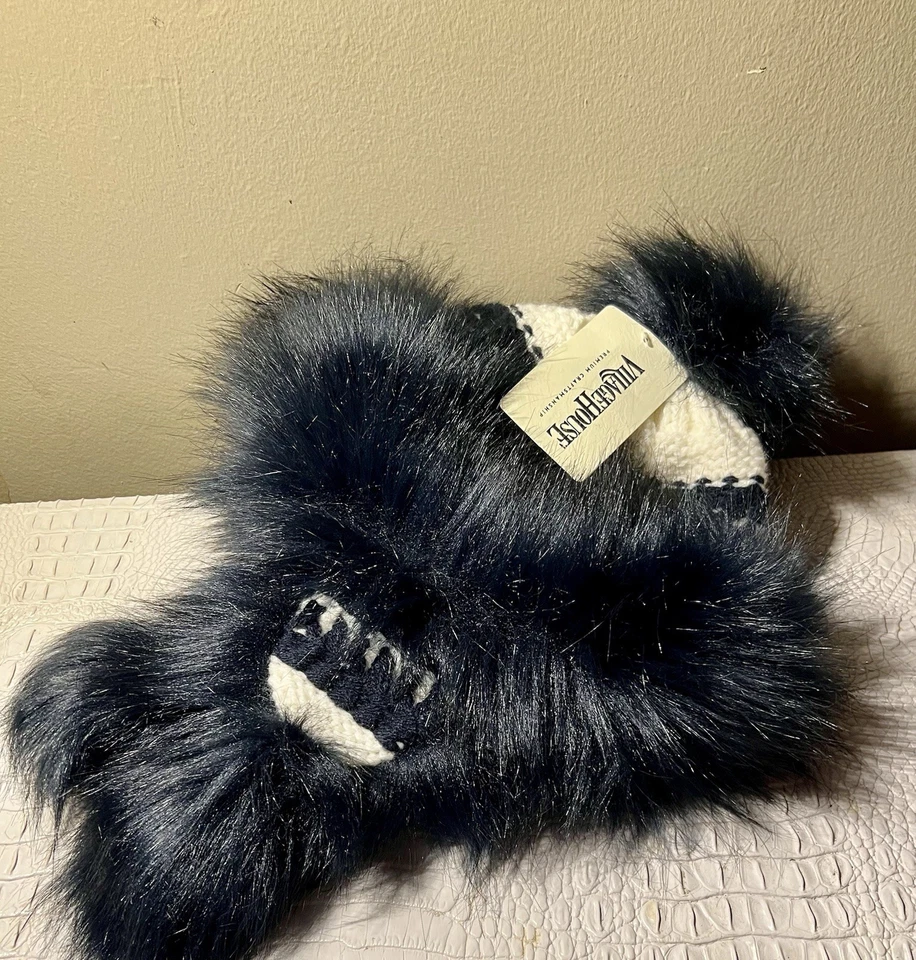 Деревенский дом вязаный и искусственного меха шляпа - Изображение 2 из 4