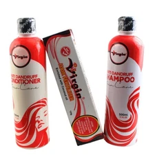 Virgin Anti-Dandruff Shampoo & Conditioner Set with Hair Fertilizer Cream