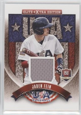 2015 Panini Elite Extra Edition USA Baseball 15U Game Jerseys Jaden Fein #12 0pm
