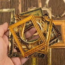 100 Pcs Vintage Frame Stickers Metallic - Scrapbooking Stickers  Embellishme...