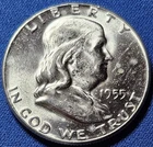 A 1955 Franklin Half Dollar BU Nice Blazer!!!