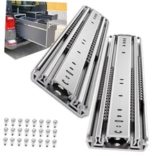  500Lbs Heavy Duty Drawer Slides 1 Pair 16 18 20 22 26 30 16 Inch W76mm/500lb