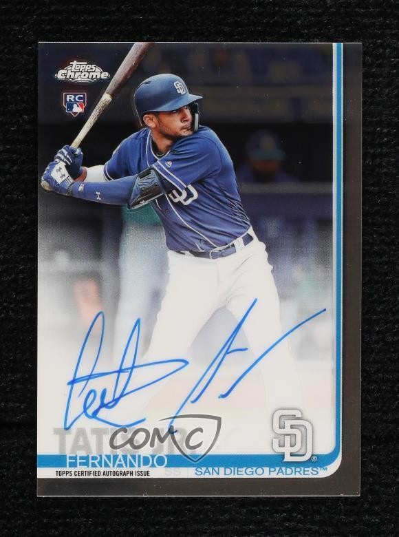 2019 Topps Chrome Rookie Auto Fernando Tatis Jr #RA-FT RC