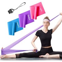 FitnessbäNder Set WiderstandsbäNder GymnastikbäNder Elastisch Yoga Krafttraining