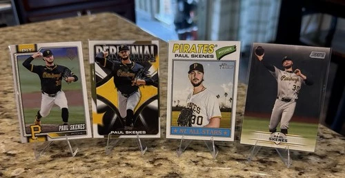 Topps Paul Skenes Pirates Lot 4 MLB Cards Heritage Stadium Club Celebration 2026