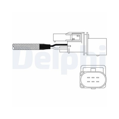 DELPHI ES11015-12B1 Lambdasonde für AUDI SKODA VW VAG, vor Katalysator