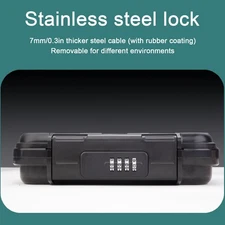 ▪ Portable Security Case Waterproof Rustproof Combination Security Key Lock