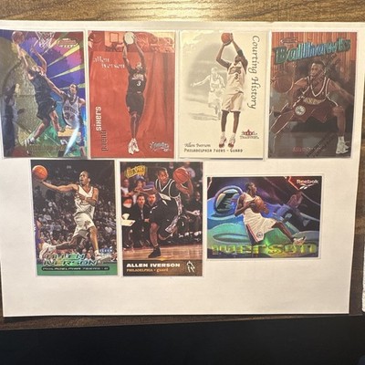 Allen Iverson 76ers 7-Card Lot Ballhawks +++ All in NM condition | eBay