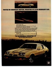 1976 Oldsmobile Starfire Gt Vintage Print Ad 1976 Oldsmobile Starfire Gt Vintage Print Ad