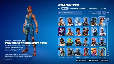 F0rtnite Account im Einkaufswert von 3000 Euro mit 1250 V-Bucks