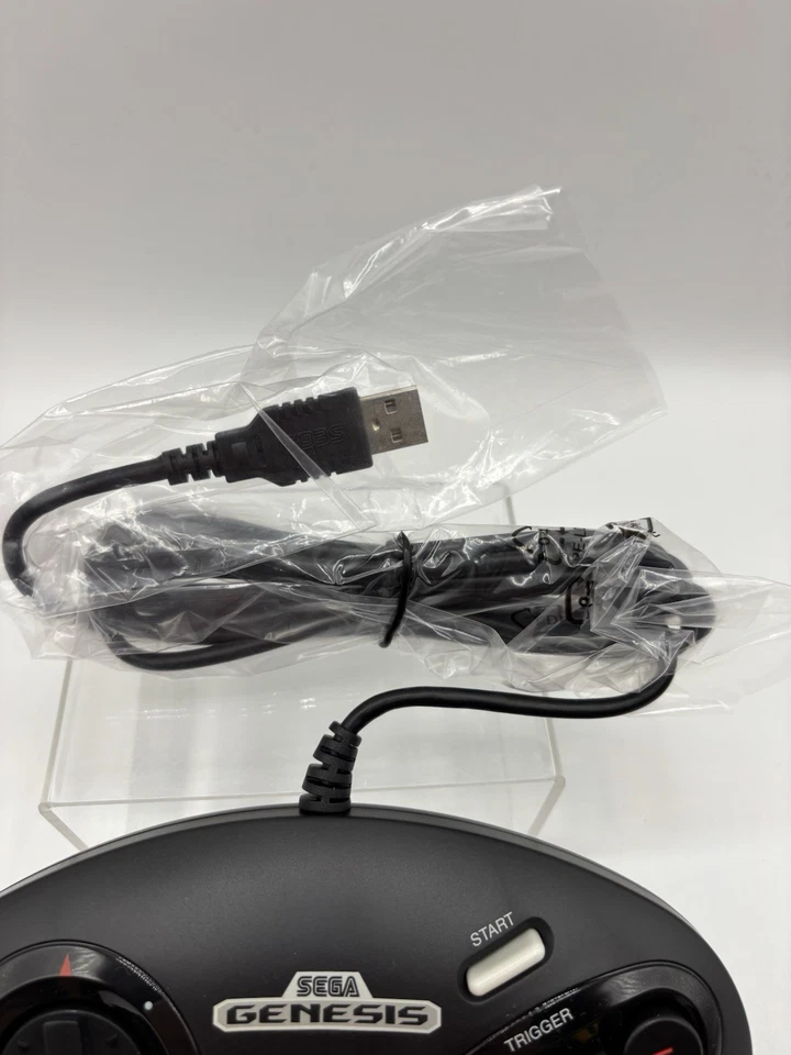 NEW Authentic Sega Genesis Classic Mini USB Wired Controller Model MK-16500_ - Image 2 of 4