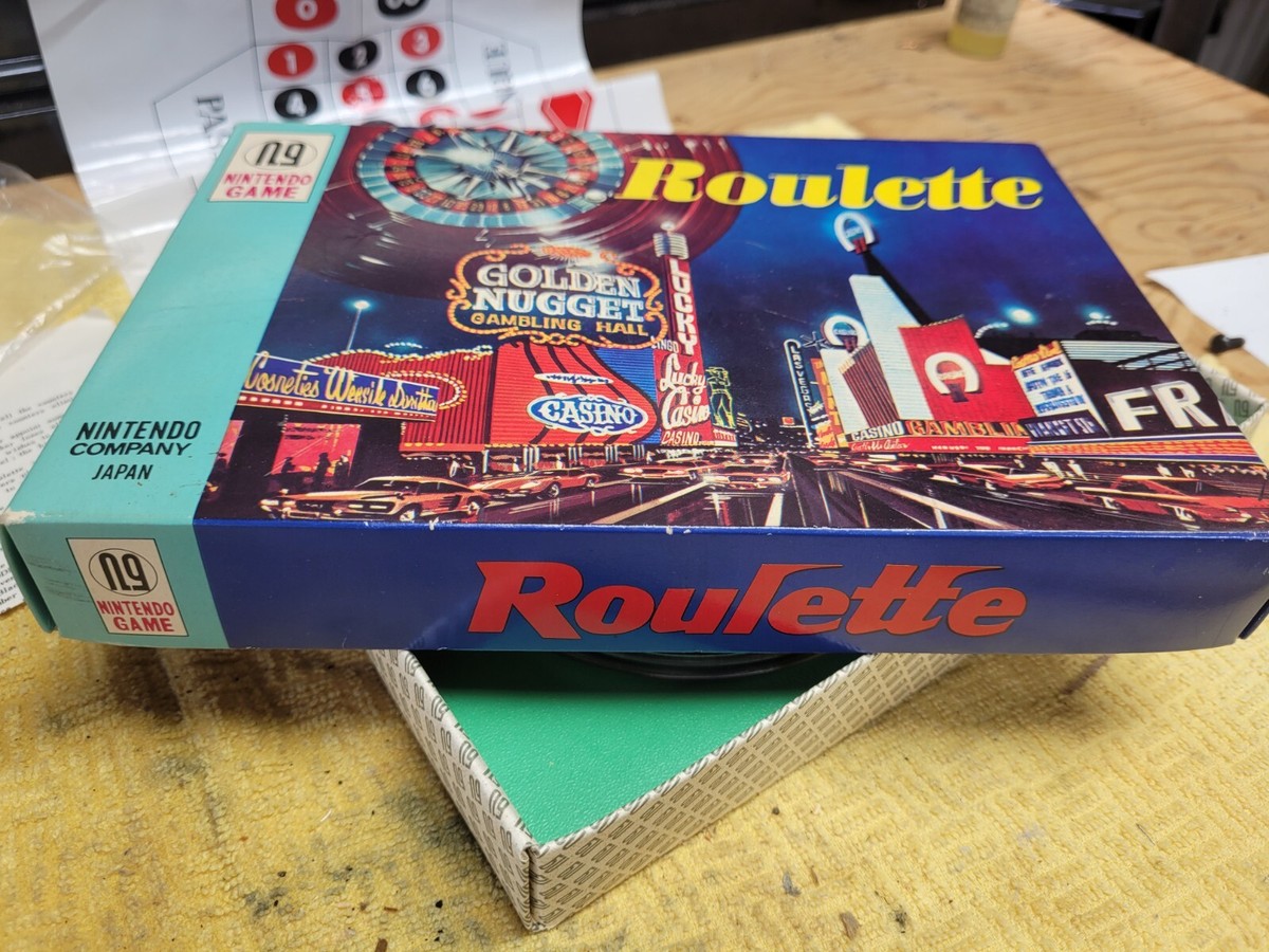 任天堂　レトロなRoulette ゲームセット Vintage Nintendo Roulette Game Board #400 Japan Box NES