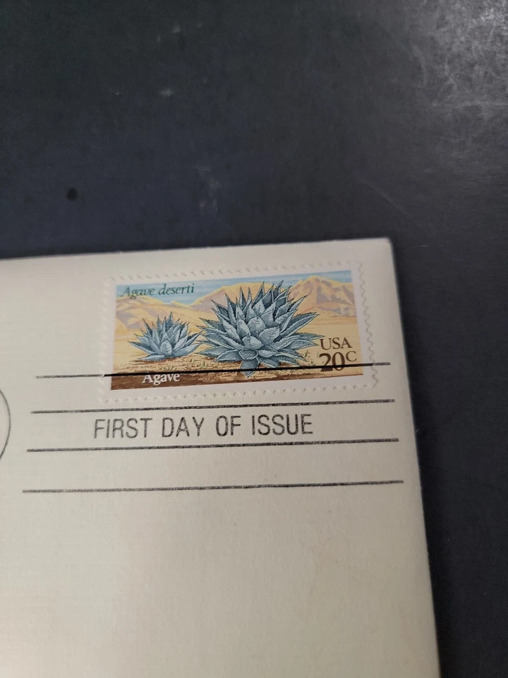 USA Stamp Desert Plants Agave Cactus Gold 1st Day Issue - Image 4 of 4