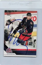 2002/03 Pacific #103 Deron Quint Blue Jackets Signed Auto *G1345
