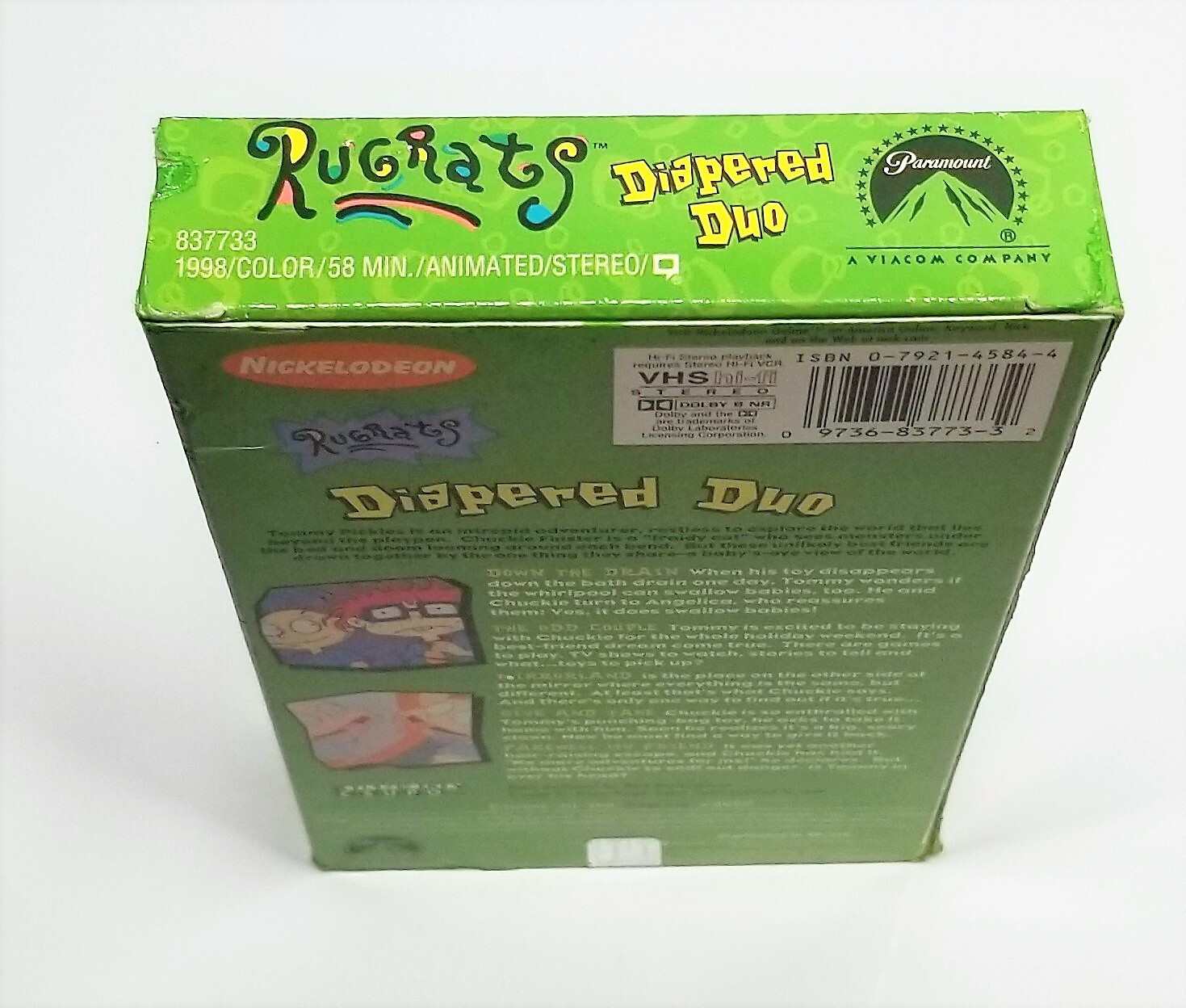 Rugrats Diapered Duo VHS 1998 Orange Tape 97368377332 eBay