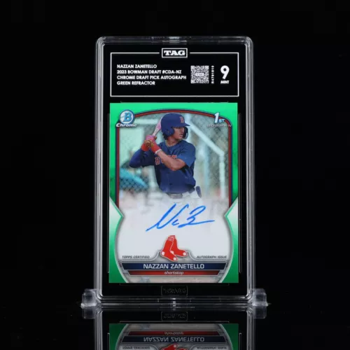 2023 Bowman Draft Nazzan Zanetello Auto /99 TAG 9