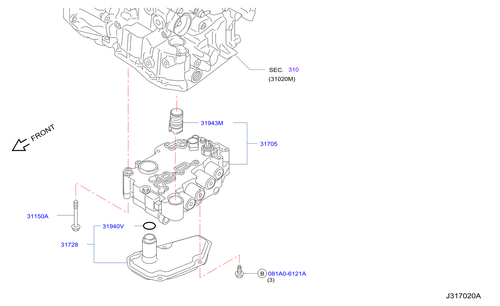Nissan 31728 3jx0c