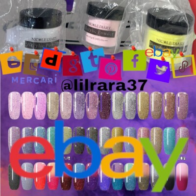 NICOLE DIARY Dip Powder Nail Art Kit Starter System Dip Liquid Beauty Color Gift