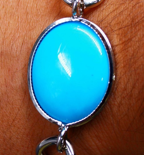 Türkis Armband Feroza Herren Bollywood Mode Salman Khan Edelstein K - Bild 19 von 20