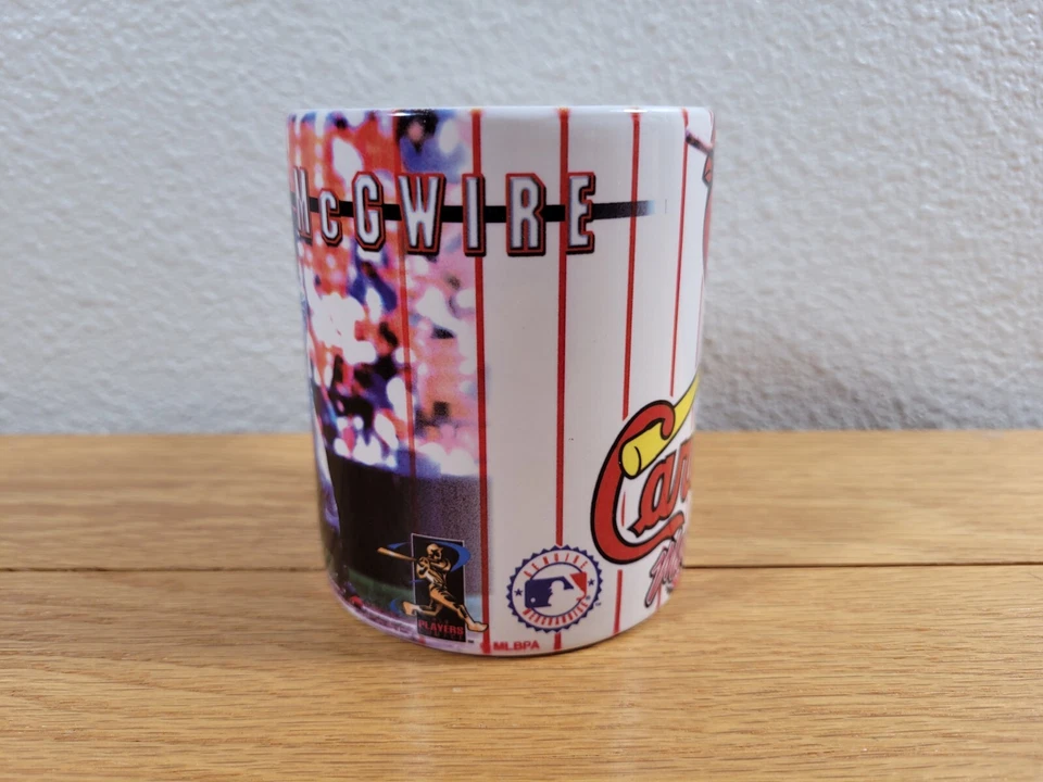 MARK McGWIRE St. Louis Cardinals бейсбольная команда логотип винтажный MLB кофе чашка / кружка - Изображение 2 из 4