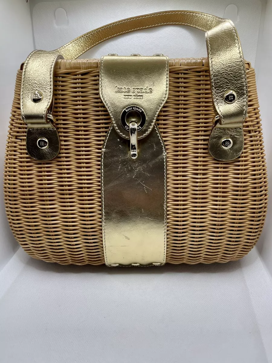 Metallic top gold purse