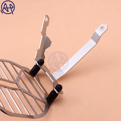 Side Mount Headlight Grille Guard Cover Mask Protector Metal For BMW R1200GS - Picture 3 of 8