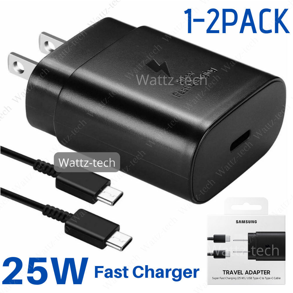 25W Fast Charger PD Type C Wall /Travel Plug For Samsung Galaxy