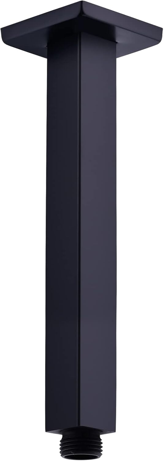 Shower Arm with Flange Ceiling Mounted 8 Inch Square Extension Pipe for Overhead