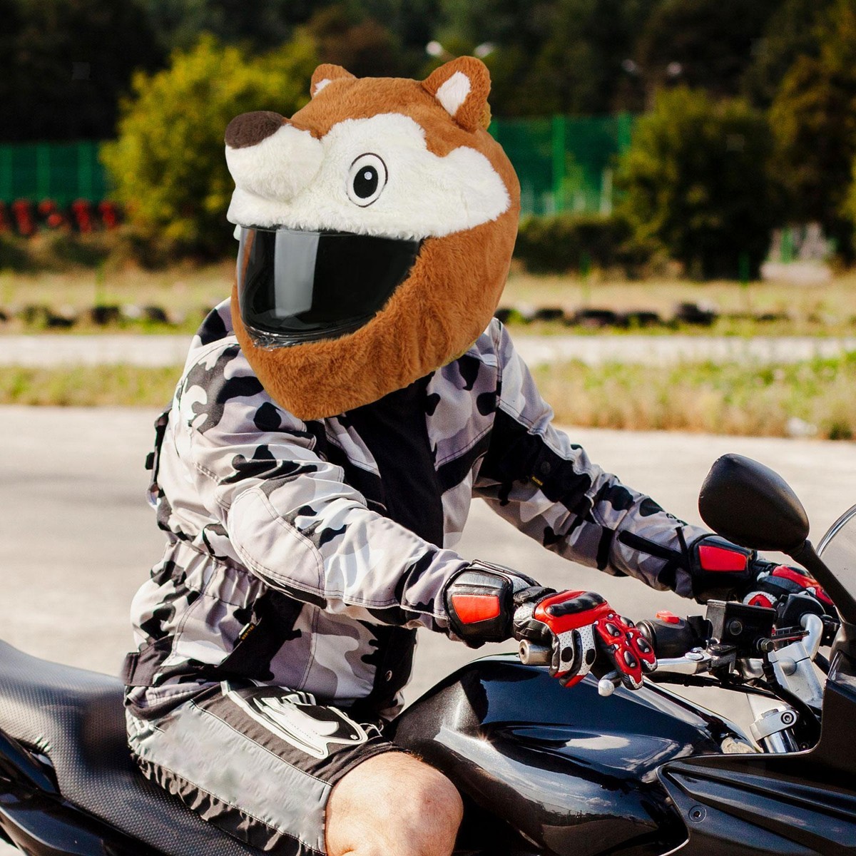 Motorradhelm-Überzug, Niedliche Helmüberzüge, Ve Produktbild-Vorschau 9
