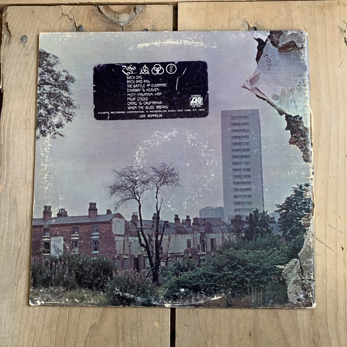 ☆LED ZEPPELIN - IV☆ US爆音盤☆SD-7208 Led Zeppelin - IV 4 - 1971 SD 7208 G+ | eBay
