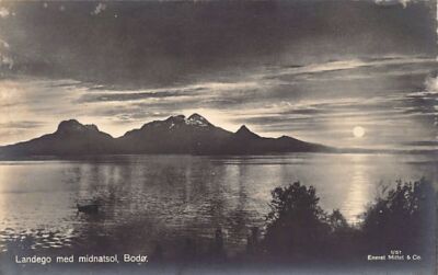 NORGE Norway - BODØ - Landego med midnatsol - Publ. Mittet & Co. 1 51