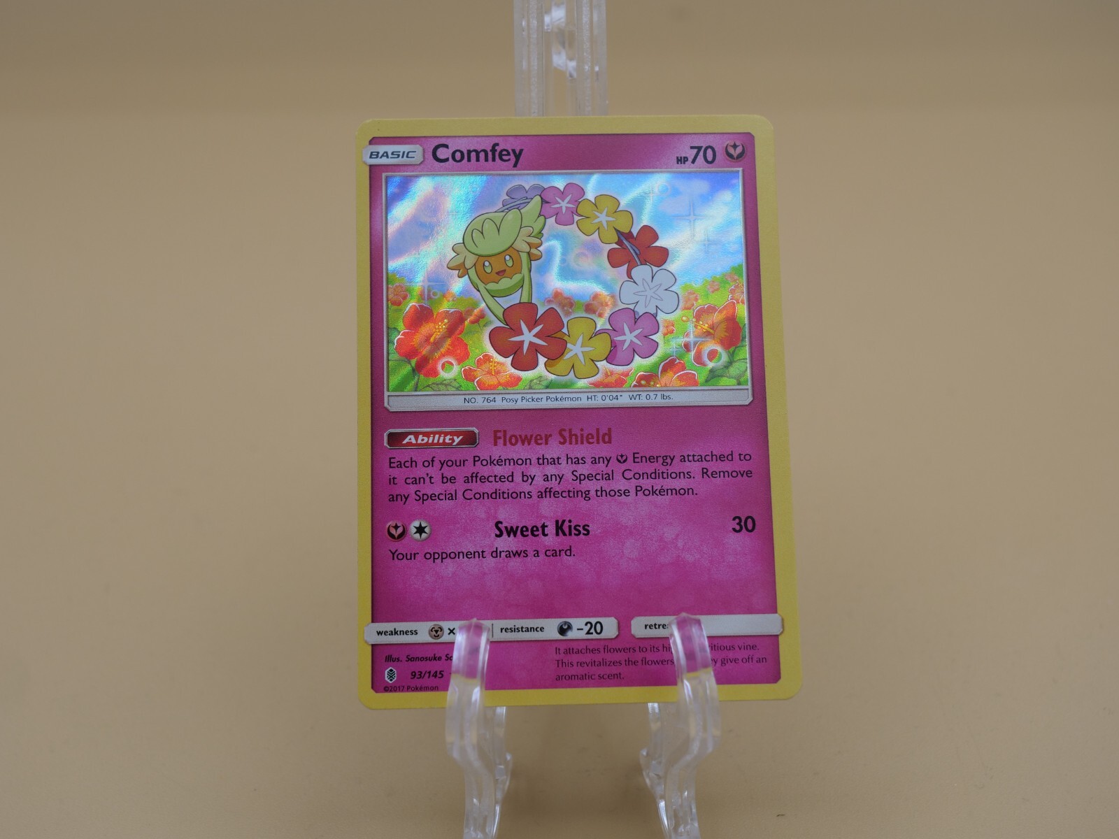 COMFEY Holo Rare Foil POKéMON 2017 Guardians Rising TCG Card# 93/145 Near MINT